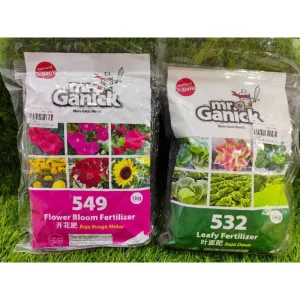 Mr.Ganick Baja Organic 532(sayur)/549(bunga) 1kg Baba 蔬菜和花有机肥
