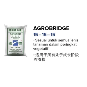 Agrobridge (REPACK) 15-15-15+S4% 5KG / BAJA GEMUK 壮树肥