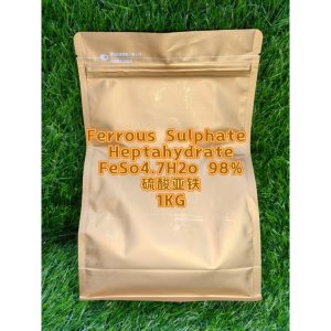 FERROUS SULPHATE HEPTAHYDRATE 98%（FeSo437H2o）1kg 硫酸亚铁
